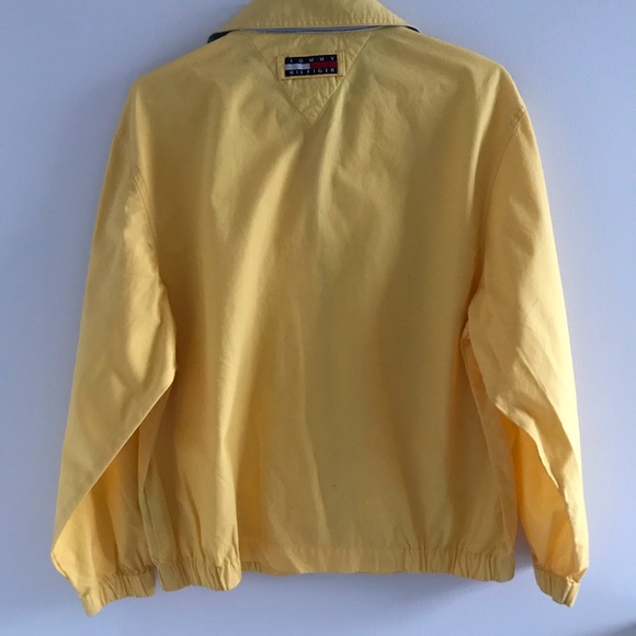 Tommy Hilfiger 100% Cotton Yellow Women’s Spring Oversized Jacket 90”s Y2K - Picture 2 of 16